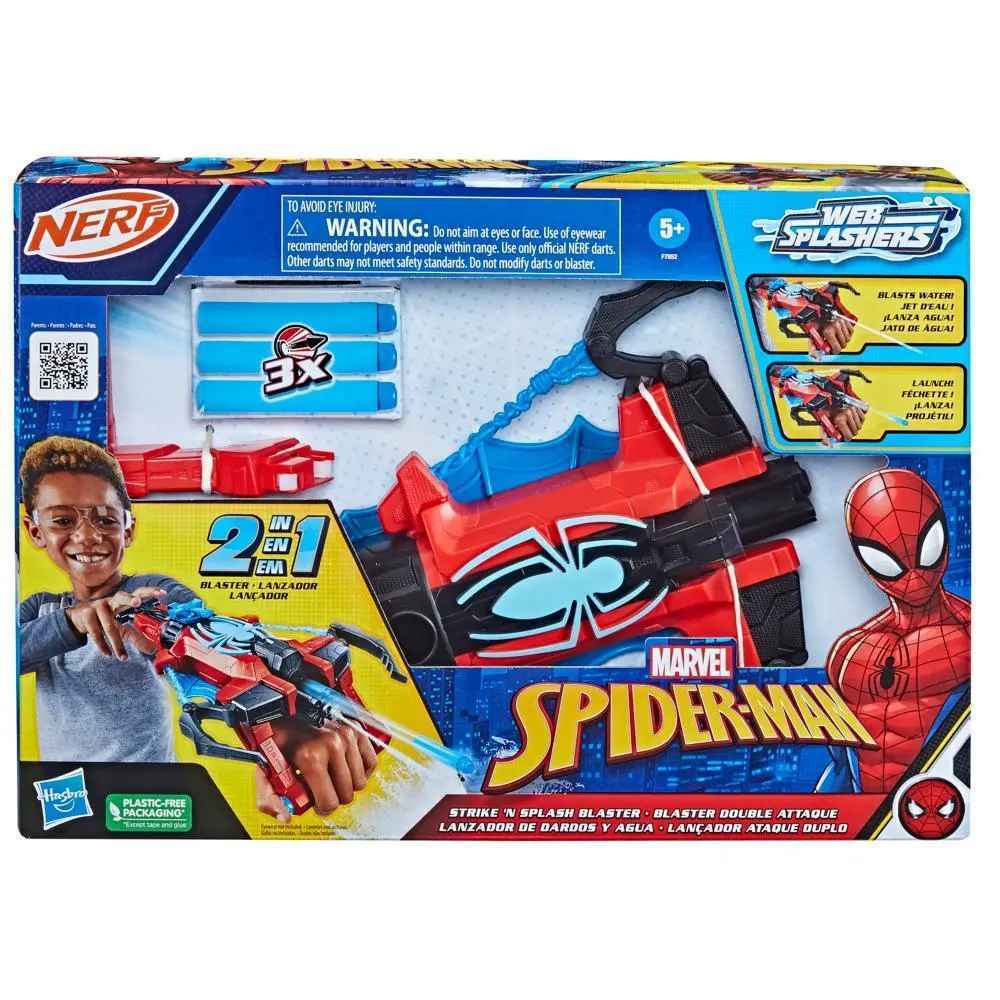 Marvel Spider-Man NERF Strike N Splash Blaster