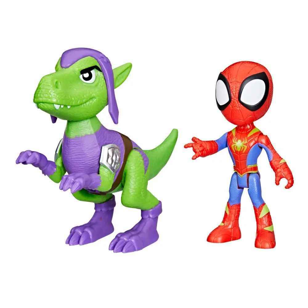 Marvel Spidey and His Amazing Friends Dino-Webs - Spidey & Goblin Raptor