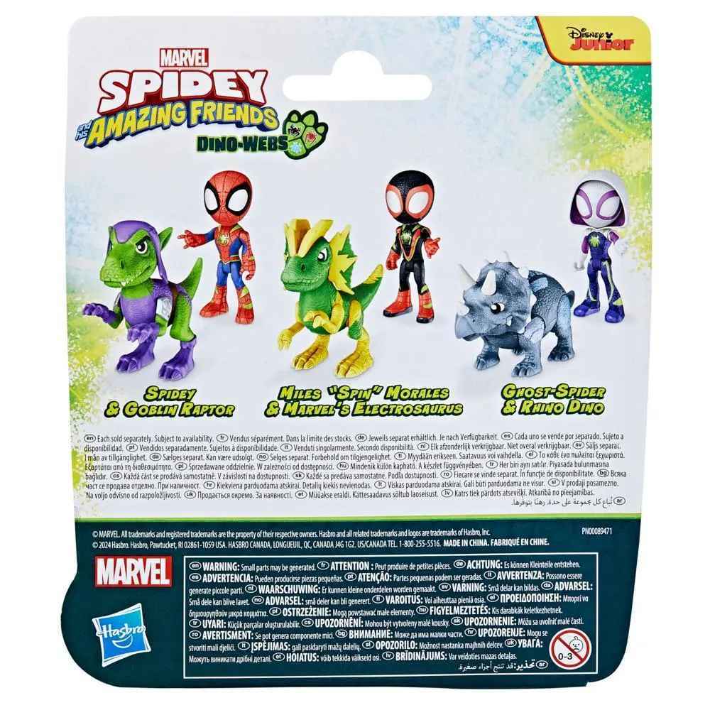 Marvel Spidey and His Amazing Friends Dino-Webs - Ghost-Spider & Rhino Dino