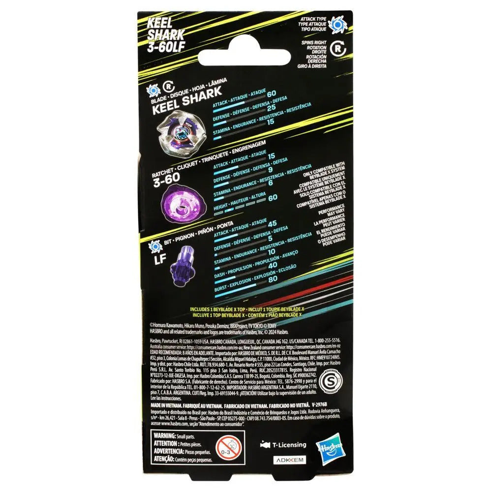 Beyblade X Booster Pack Keel Shark 3-60LF