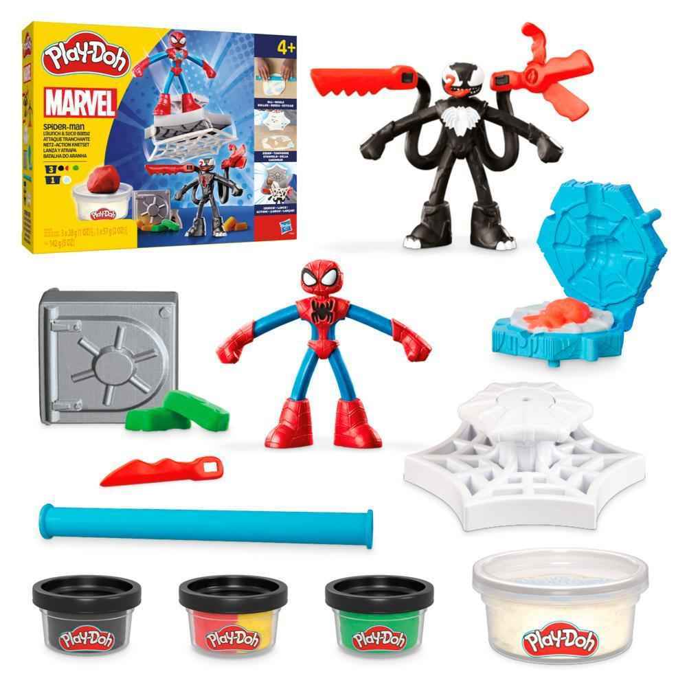 Play-Doh Marvel - Spiderman Launch & Slice Battle