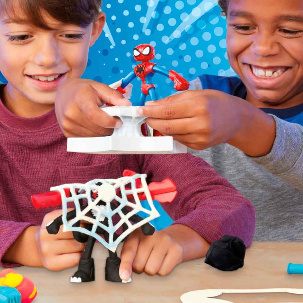 Play-Doh Marvel - Spiderman Launch & Slice Battle