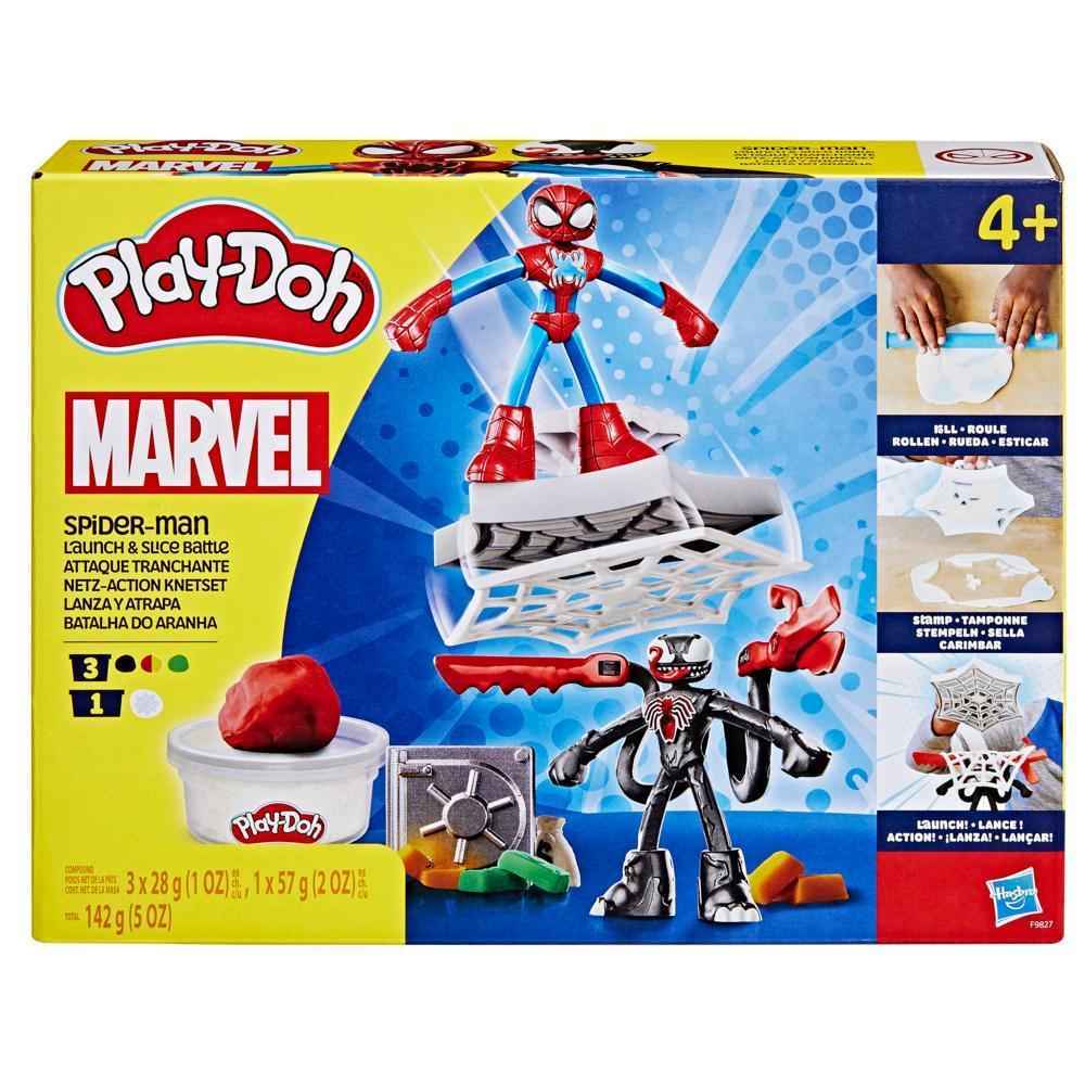 Play-Doh Marvel - Spiderman Launch & Slice Battle