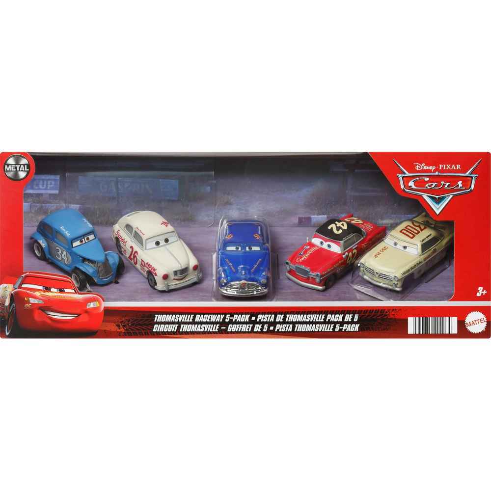 Disney Pixar Cars Traveling Team 1:55 - Thomasville Raceway 5-Pack