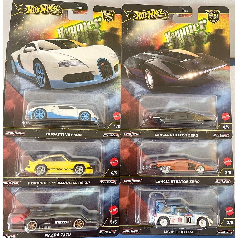Hot Wheels Premium Car Culture Hammer Drops Box