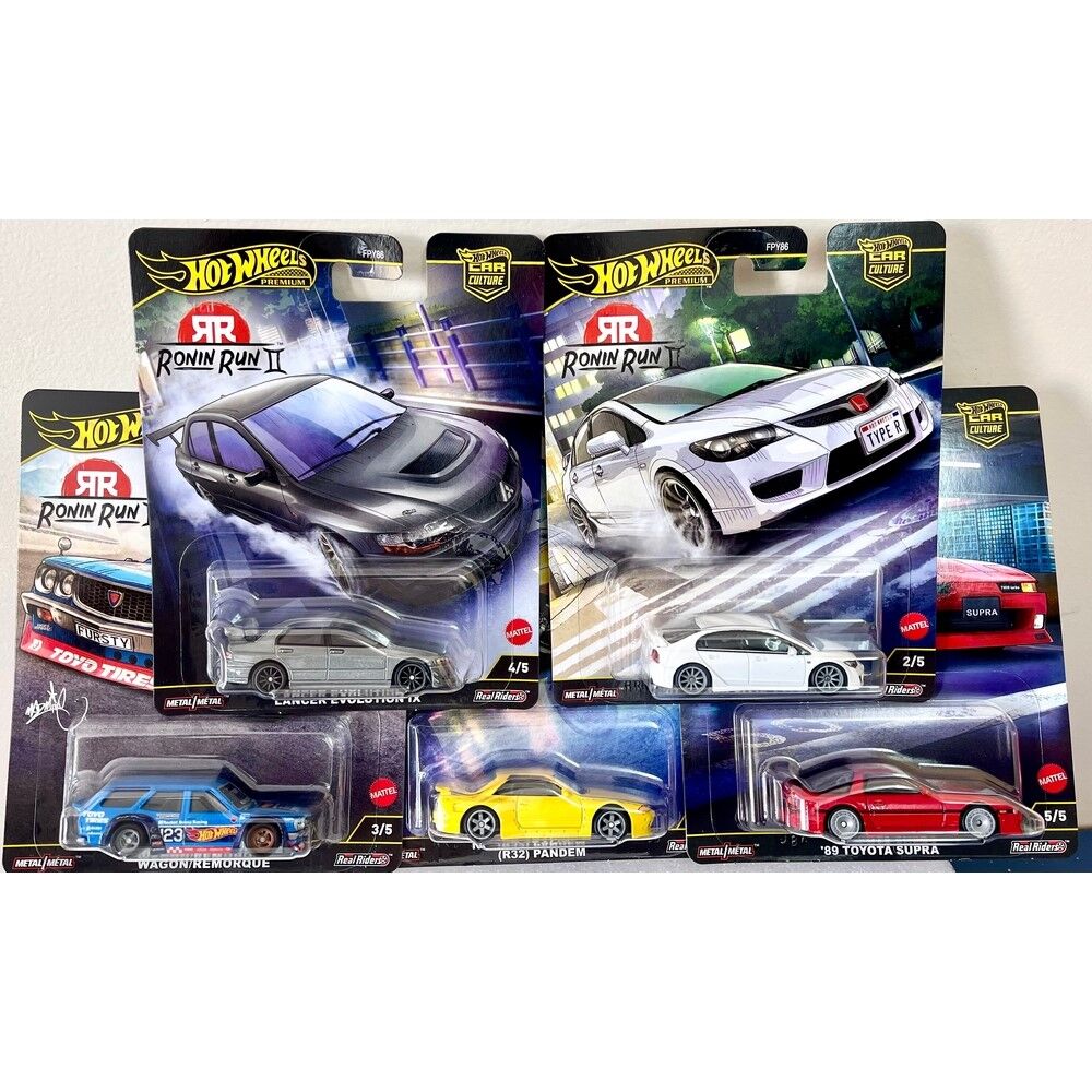 Hot Wheels Premium Car Culture Ronin Run II Set of 5