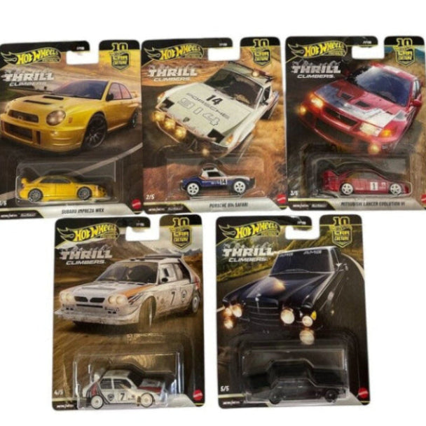 Hot Wheels Car Culture Thrill Climbers  Set of 5