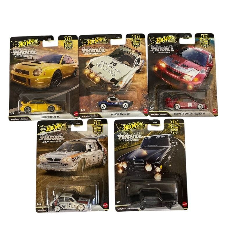 Hot Wheels Car Culture Thrill Climbers  Factory Sealed Full Case