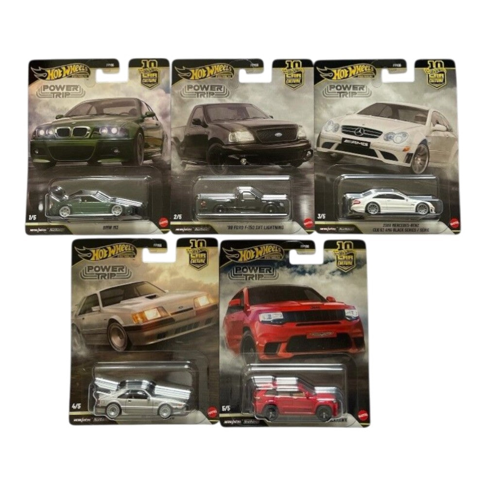 Hot Wheels Car culture Power Trip Set of 5