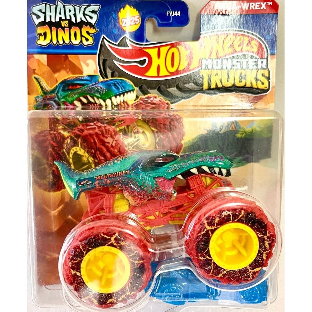 Hot Wheels Monster Truck 1:64 Sharks VS Dinos 2025