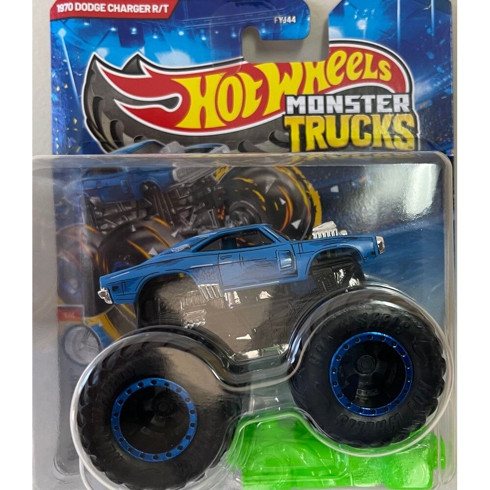 Hot Wheels Monster Truck Totally Tooned 1:64 1970 Dodge Charger R/T