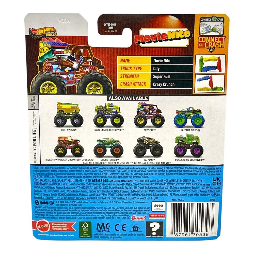 Hot Wheels Monster Trucks 2026 1:64 - Movie Nite