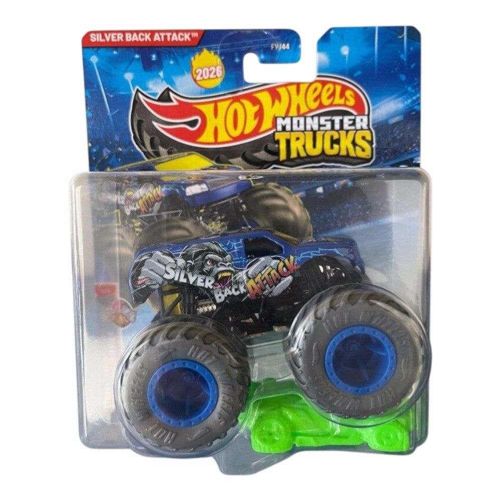 Hot Wheels Monster Truck 1:64 - Silver Back Attack