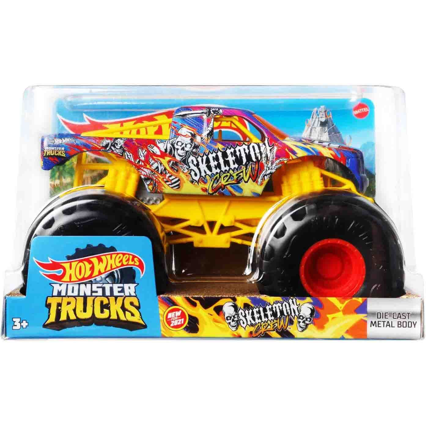Hot Wheels Monster Trucks 1:24 - Skeleton Crew