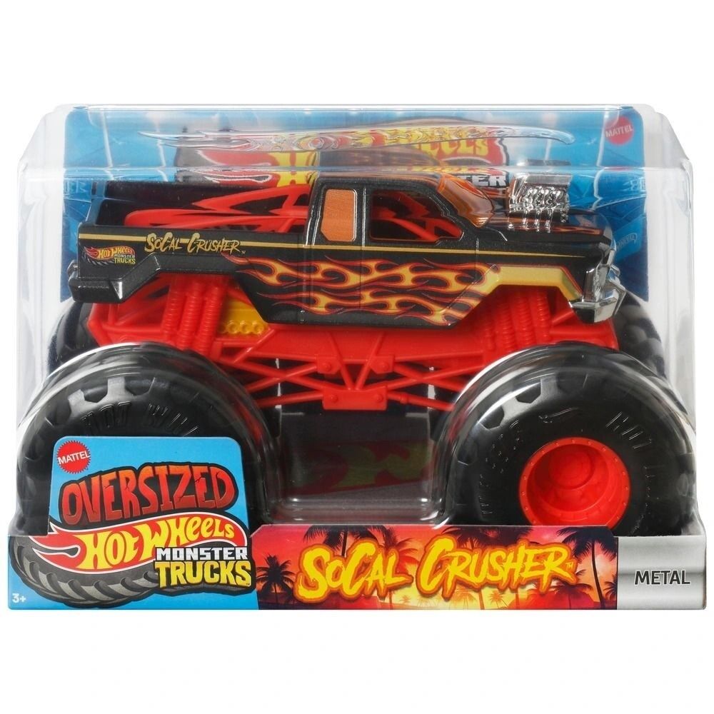 Hot Wheels Monster Truck Oversized Socal Crusher