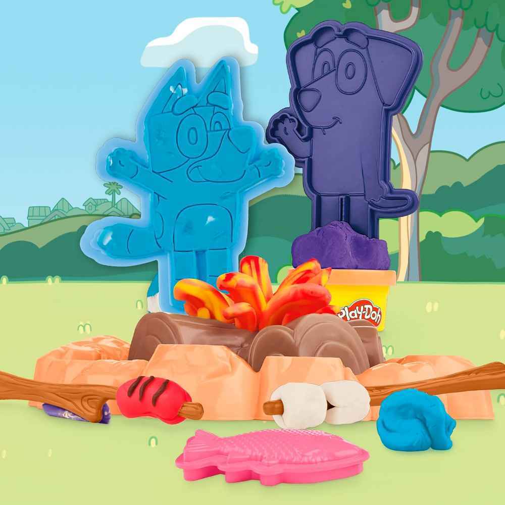 Play-Doh - Bluey Goes Camping Playset