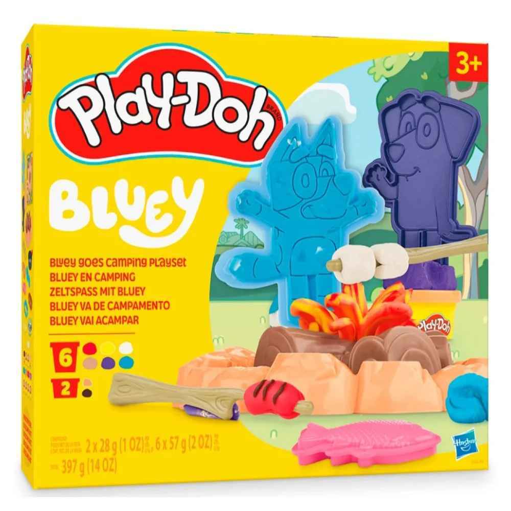 Play-Doh - Bluey Goes Camping Playset