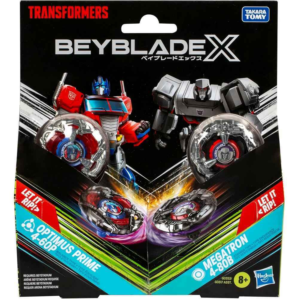 Beyblade X Star Wars - Optimus Prime 4-60P vs Megatron 4-80B