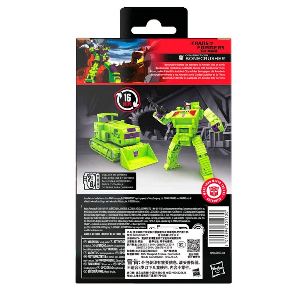 Transformers Generations Series DLX Constructicon Bonecrusher