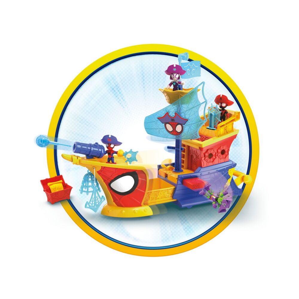 Spidey and His Amazing Friends Webs AHOY Bubble Ship