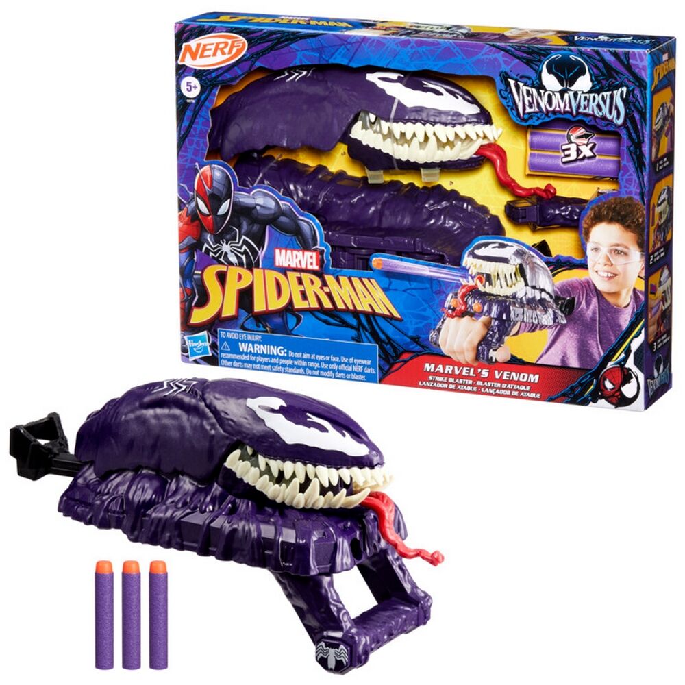 Marvel Spider-Man Venomversus Marvel's Venom Strike Blaster