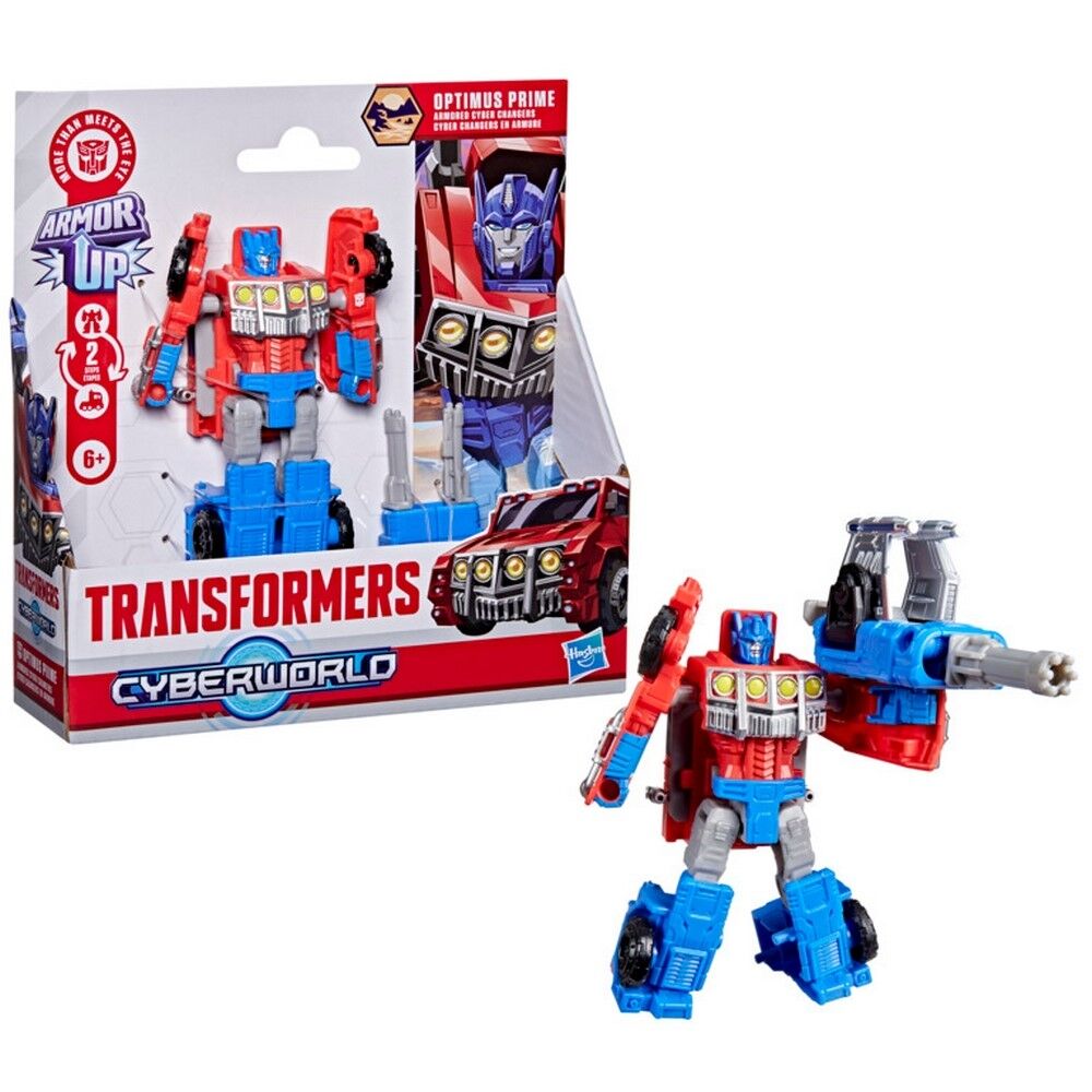Transformers Cyberworld Armored Cyber Changers - Optimus Prime
