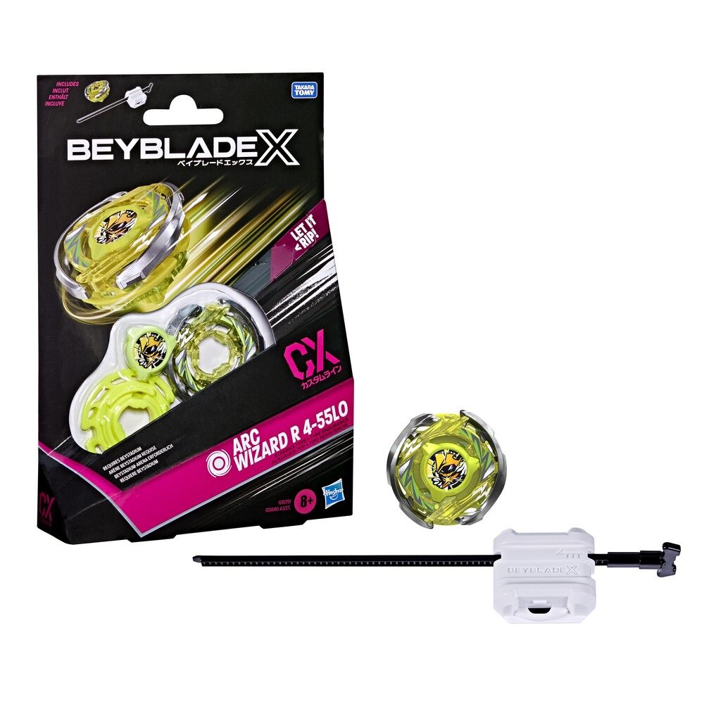 Beyblade X CX Arc Wizard R 4-55LO Starter Pack with Launcher