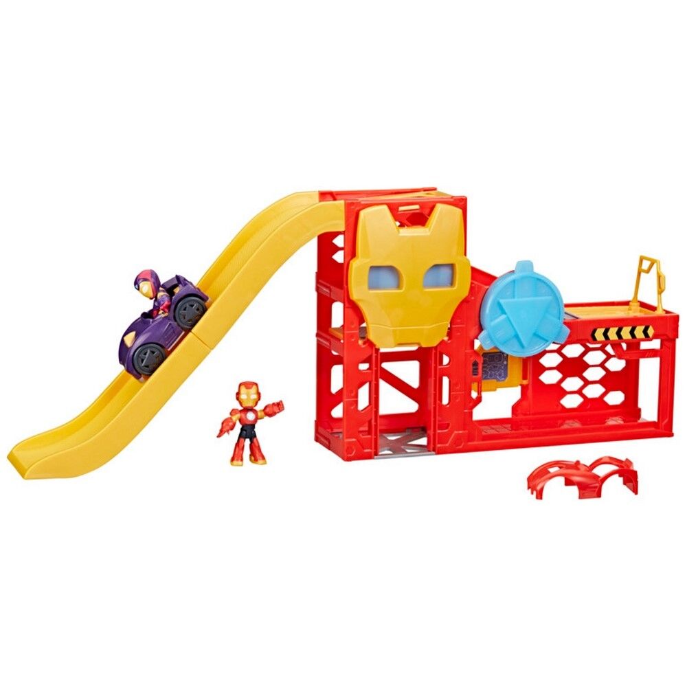 Marvel Iron Man And His Awesome Friends Iron Garage Playset