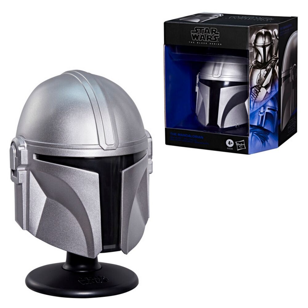 Star Wars The Black Series The Mandalorian Mini Helmet with Display Stand