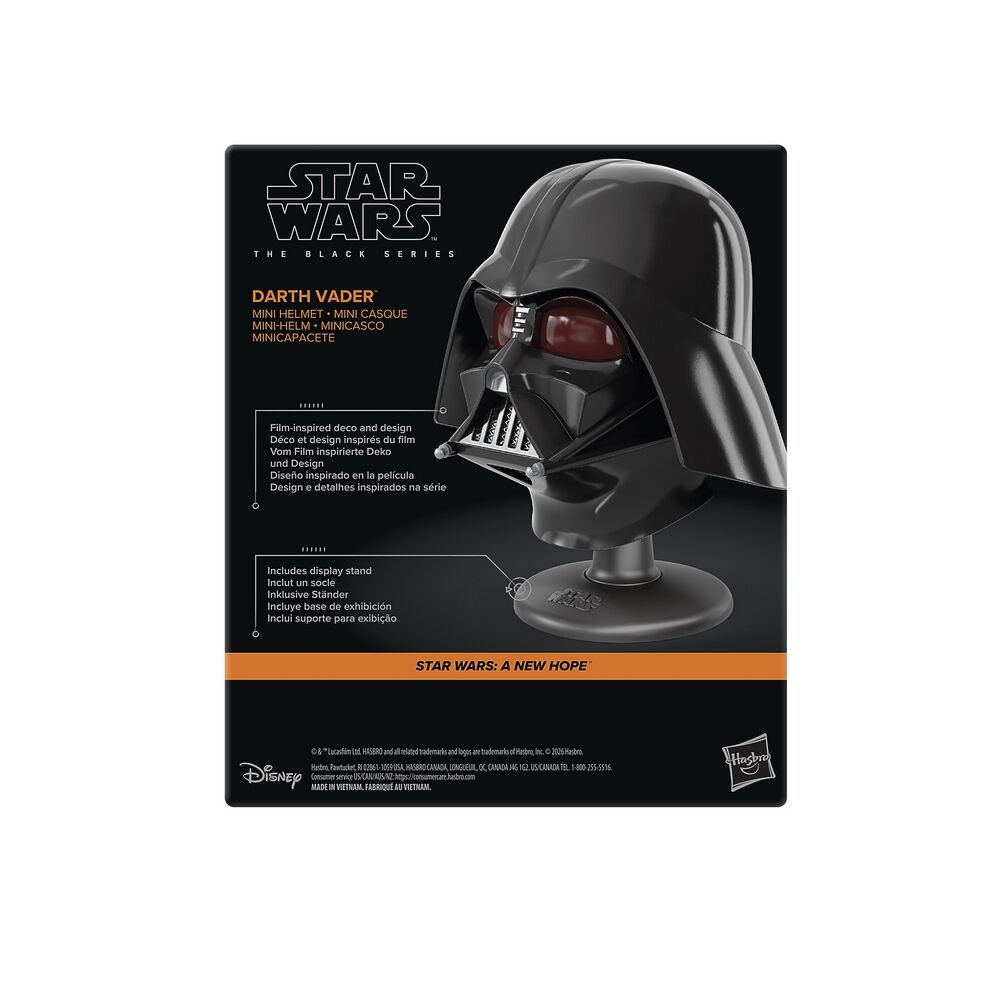 Star Wars The Black Series Darth Vader Mini Helmet