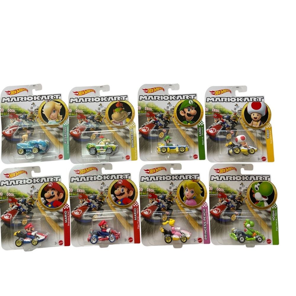 Hot Wheels Mario Kart Set of 8 2026