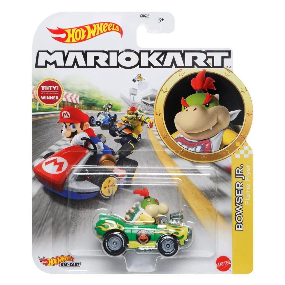 Hot Wheels Mario Kart - Bowser Jr (Flame Flyer)