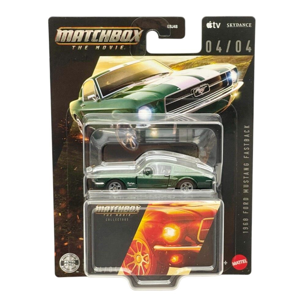Matchbox The Movie Collectors 1968 Ford Mustang Fastback #04 Die-Cast