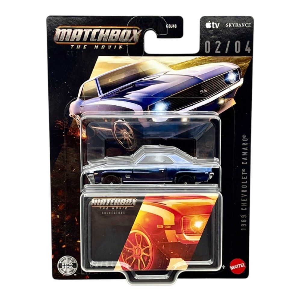 Matchbox The Movie Collectors 1969 Chevrolet Camaro #02 Die-Cast Vehicle