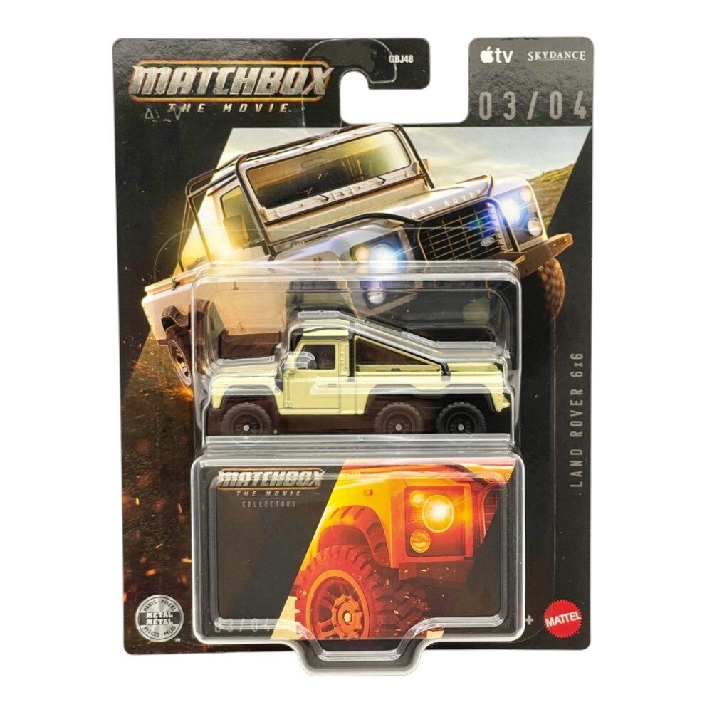 Matchbox The Movie Collectors Land Rover 6x6 #03 Die-Cast Vehicle