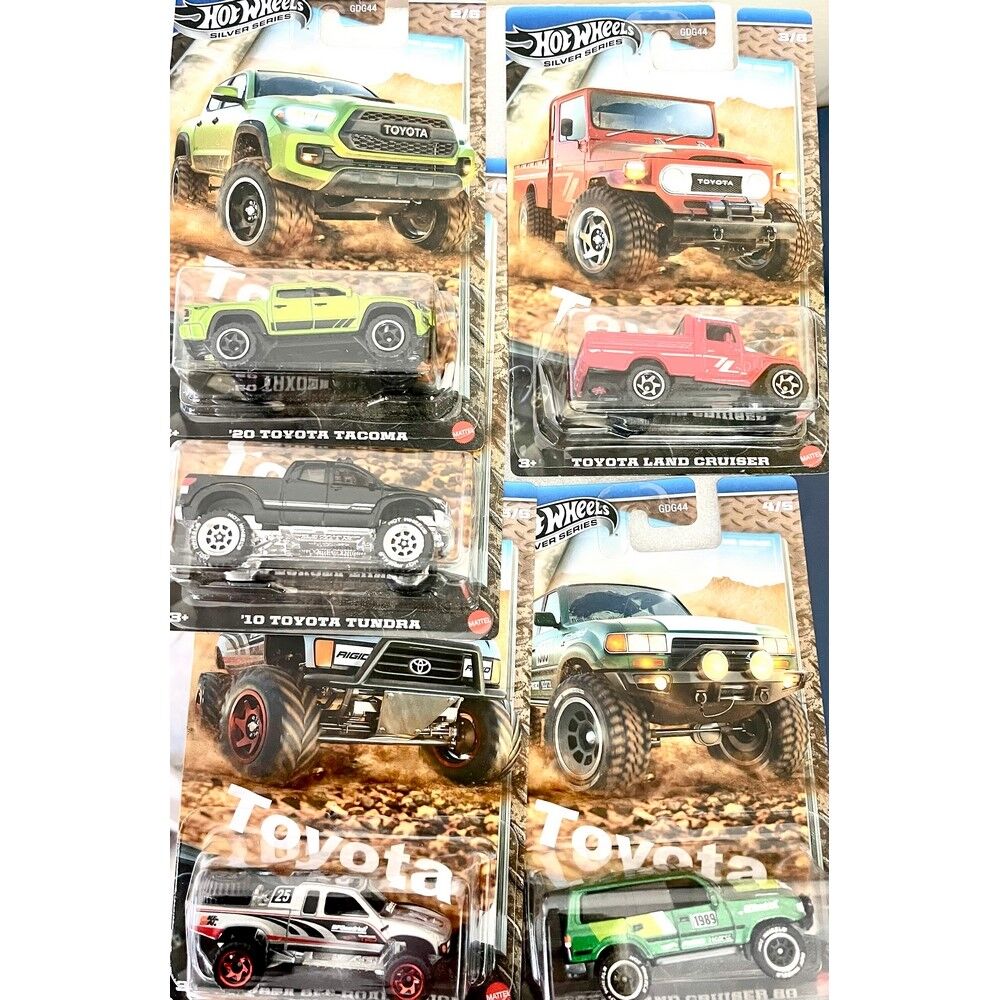 Hot Wheels Silver Series Toyota Set of 5
