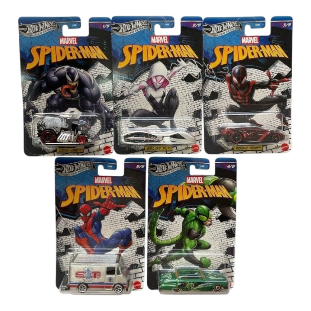 Hot Wheels Marvel Spider-Man Set of 5 2026
