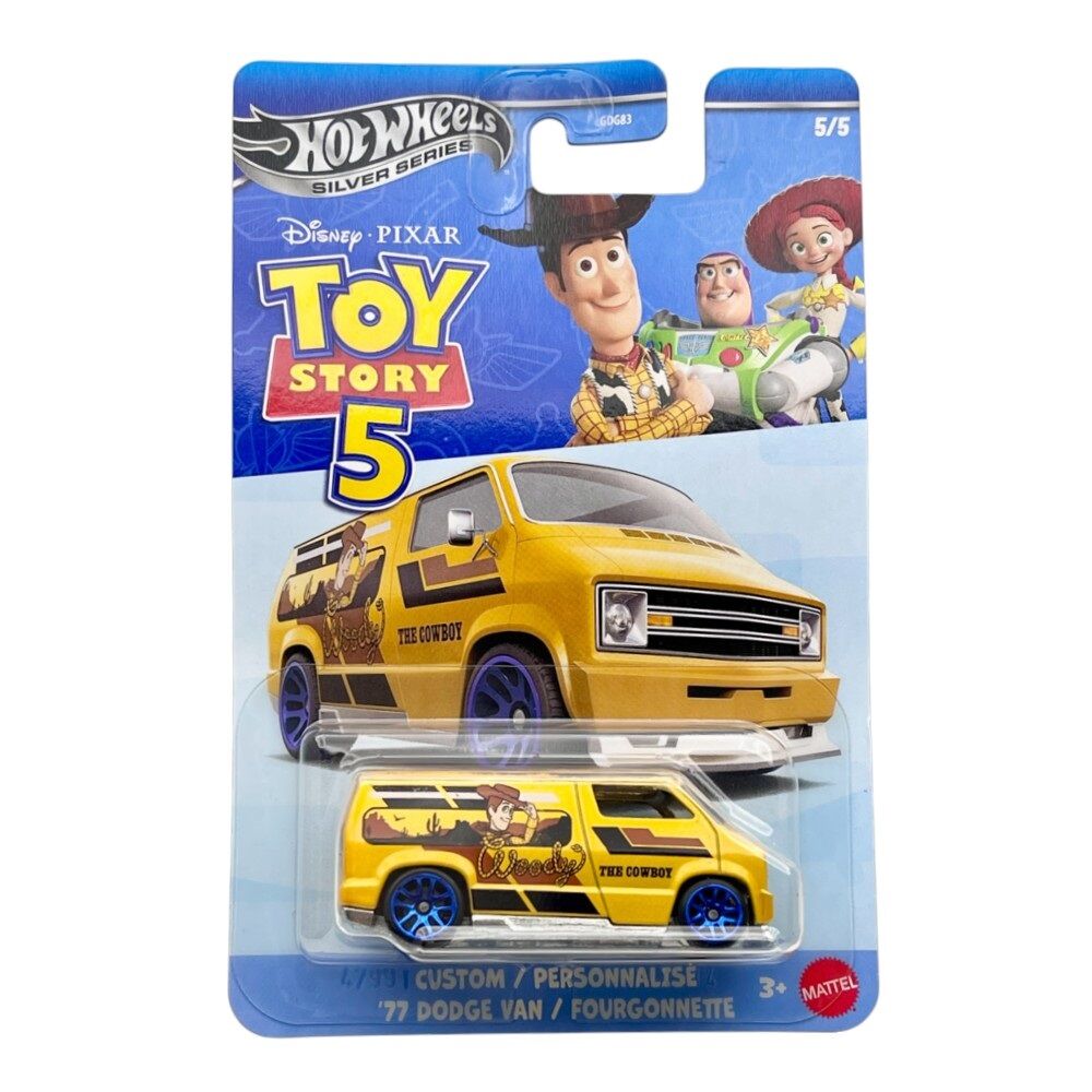 Hot Wheels Silver Series Toy Story 5 Set of 5