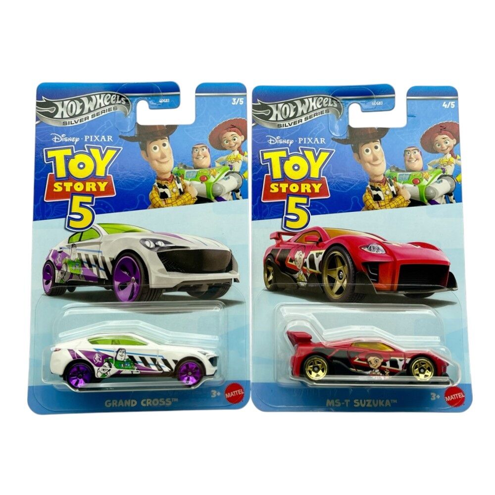 Hot Wheels Silver Series Toy Story 5 Set of 5