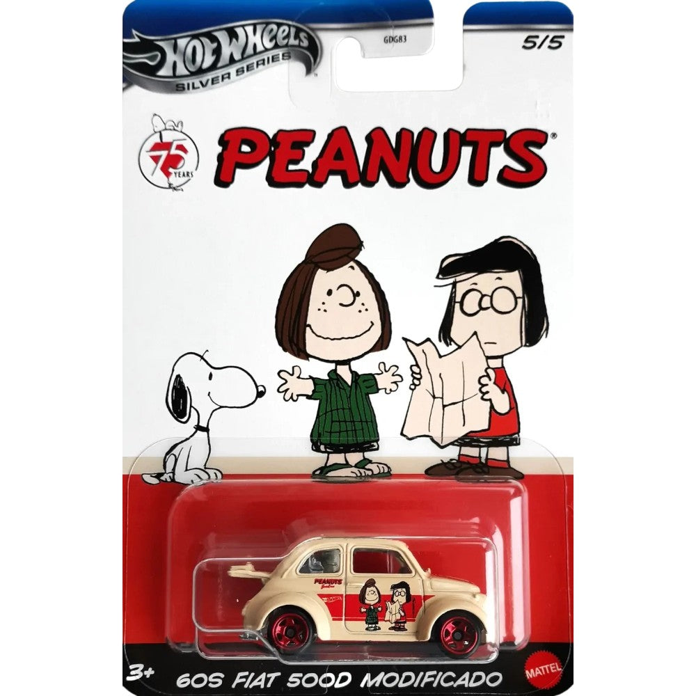 Hot Wheels Entertainment Peanuts 60s Fiat 500D Modificado