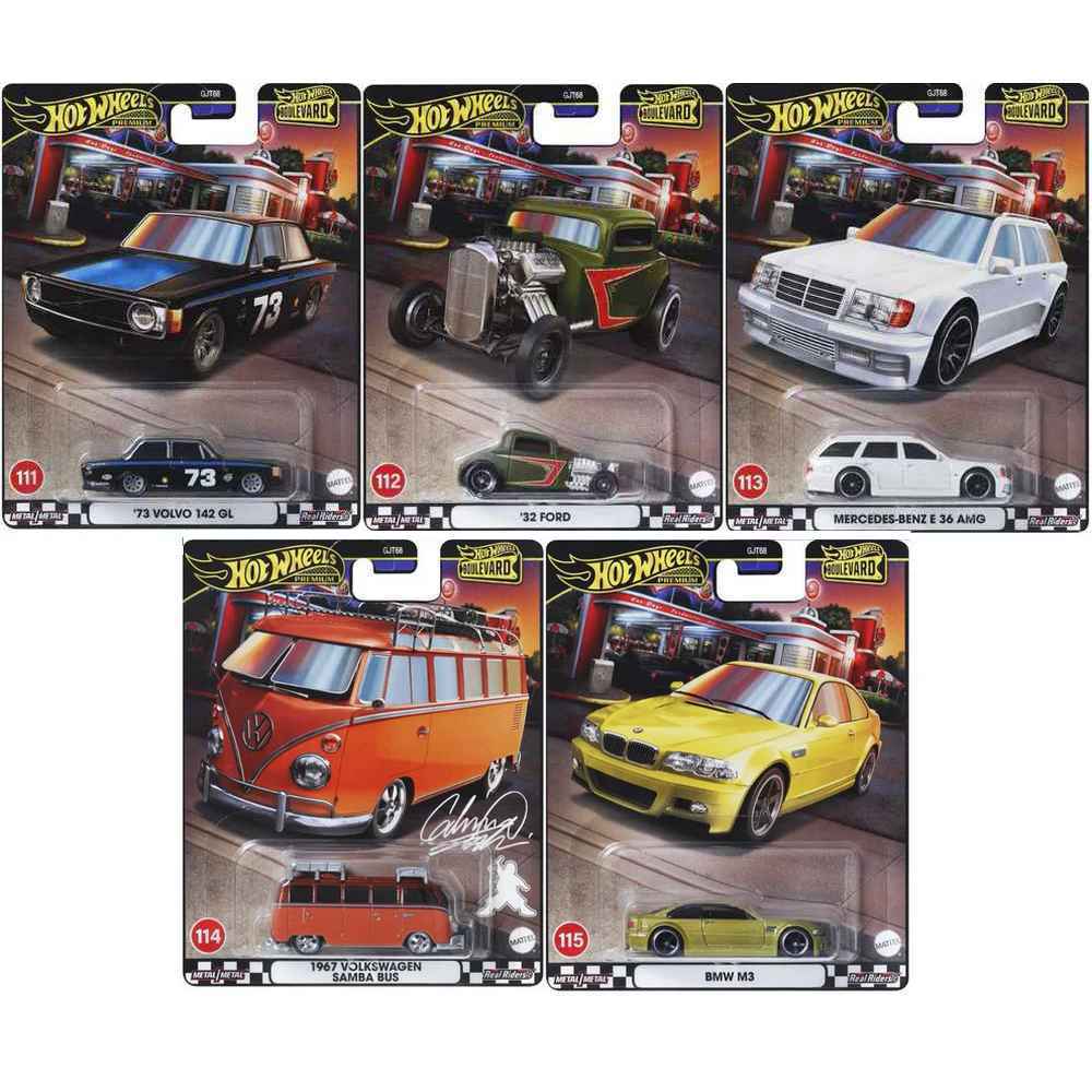 Hot Wheels Premium Boulevard Set - Case 956Z (#111-115)