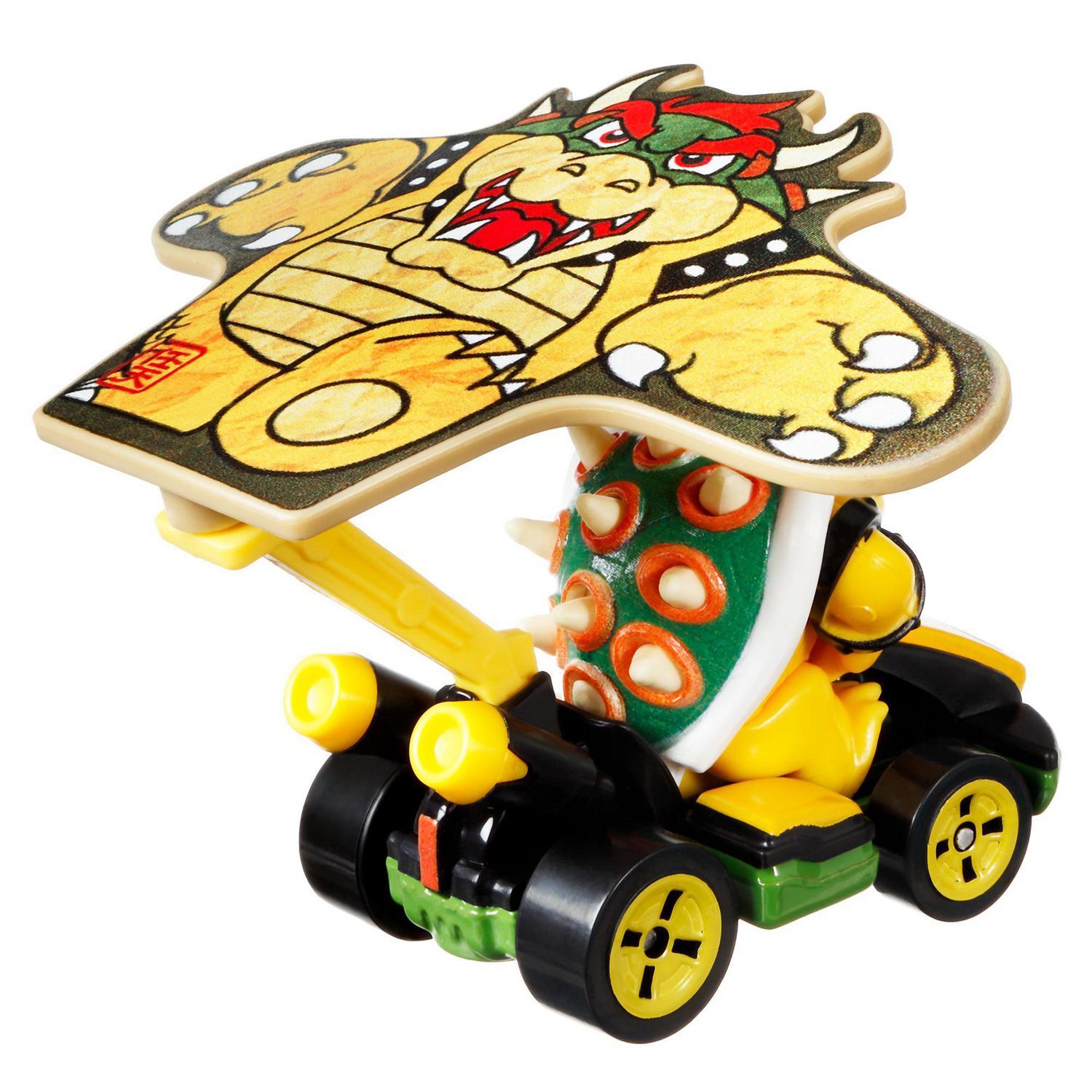 Hot Wheels Mario Kart - Bowser Standard Kart + Bowser Kite