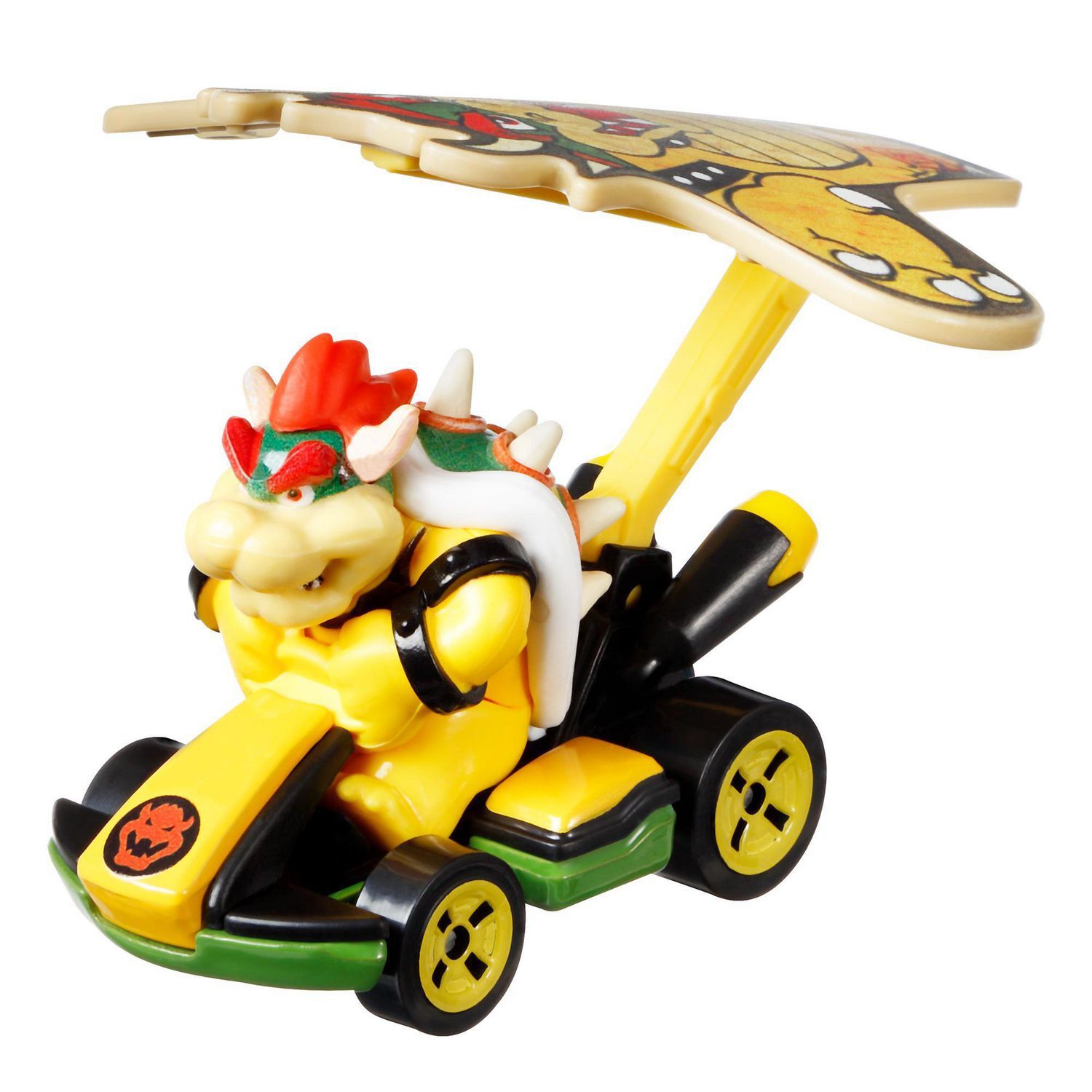 Hot Wheels Mario Kart - Bowser Standard Kart + Bowser Kite