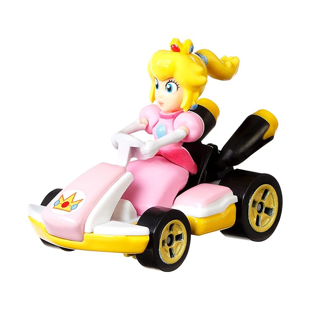 Hot Wheels Mario Kart 4 Pack - Princess Peach Rosalina Mario Luigi
