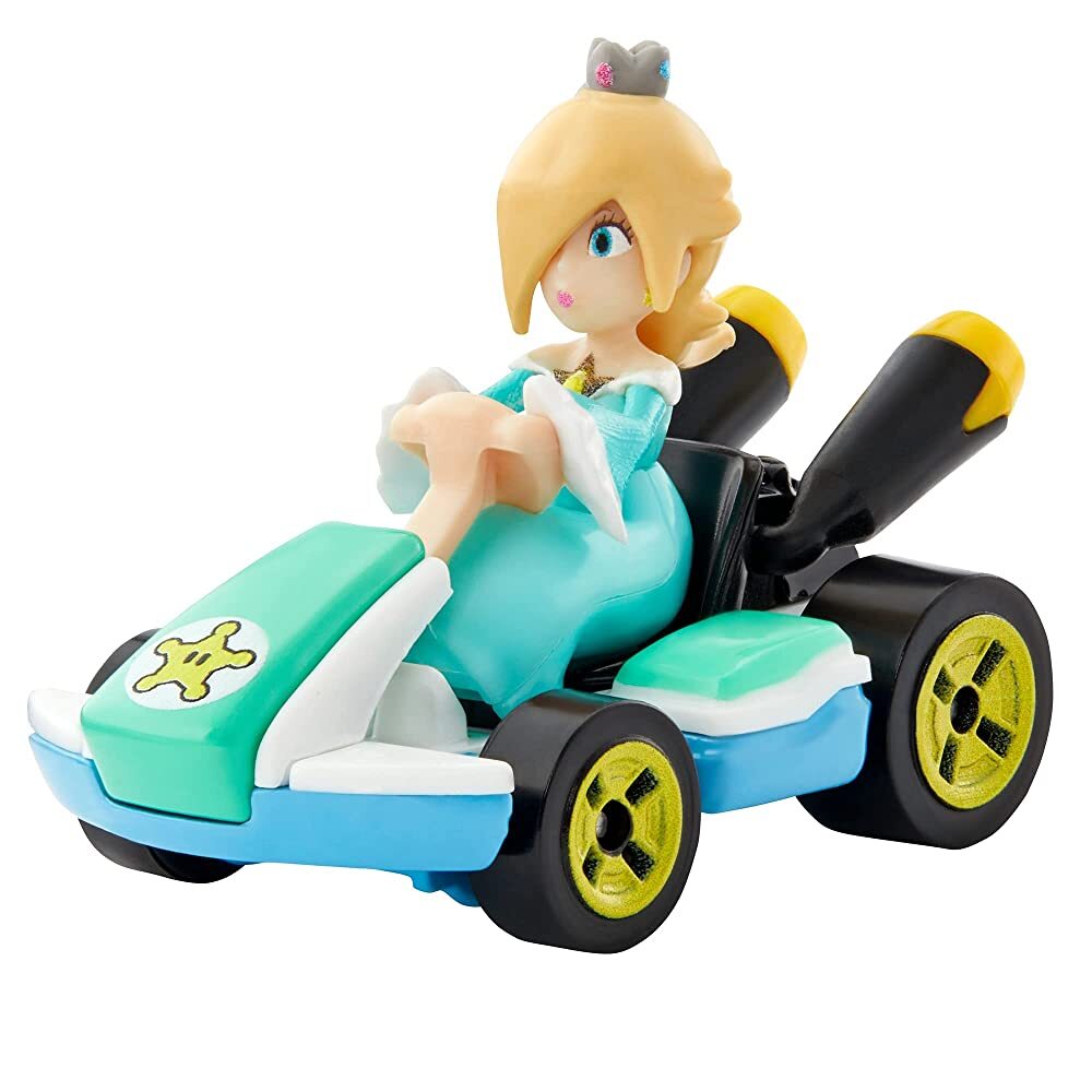 Hot Wheels Mario Kart 4 Pack - Princess Peach Rosalina Mario Luigi