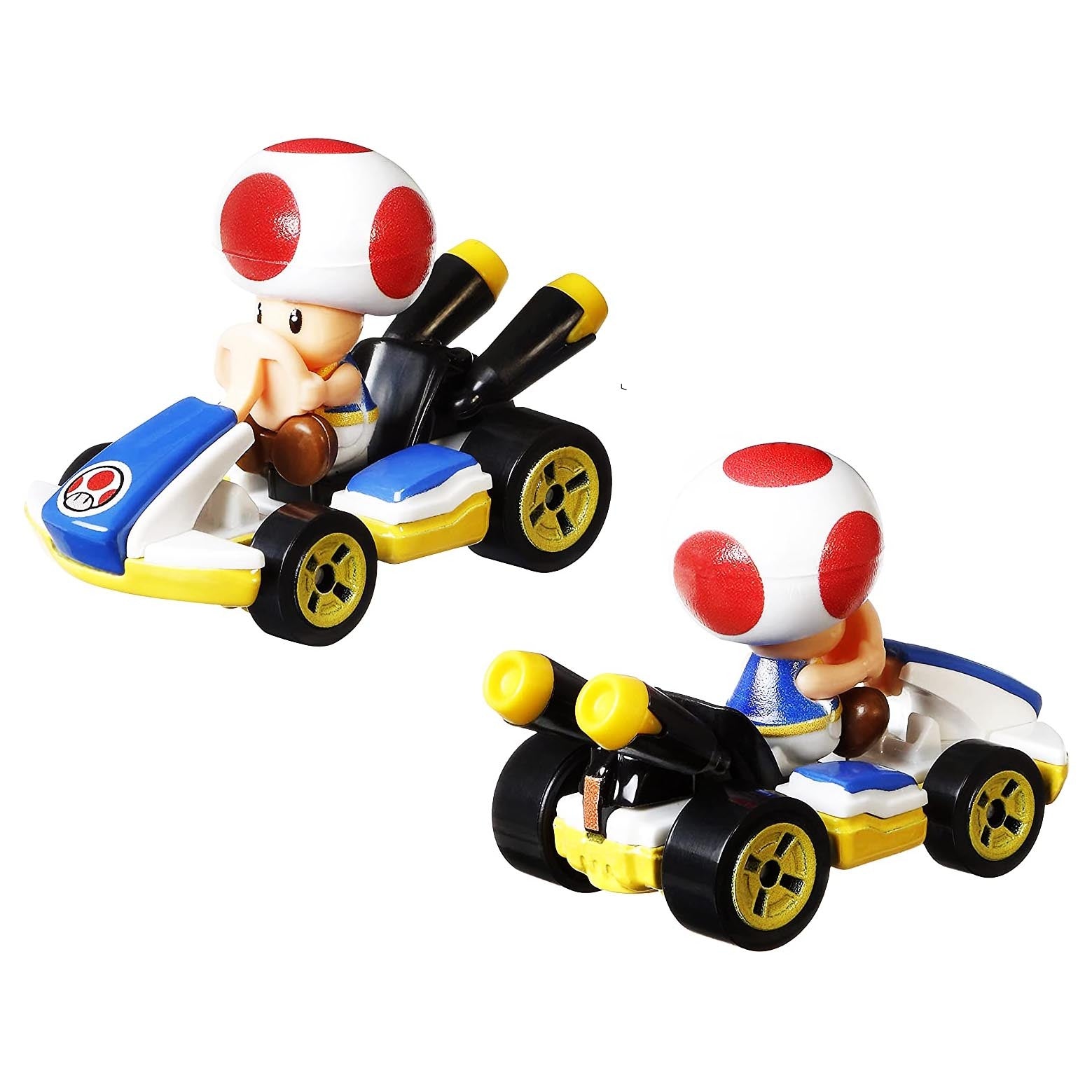 Hot Wheels Mario Kart 4 Pack - Waluigi Toad Yoshi Diddy Kong