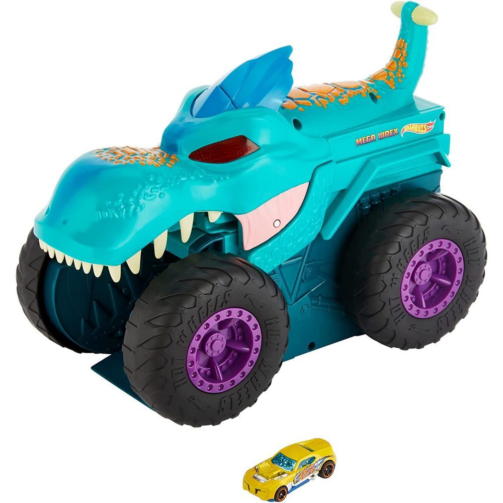 Hot Wheels Monster Trucks - Car Chompin MEGA Wrex