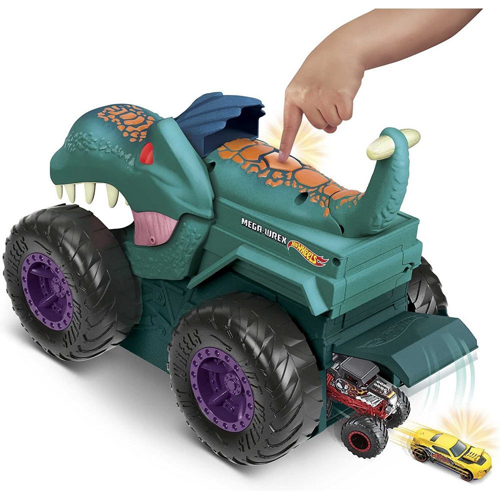 Hot Wheels Monster Trucks - Car Chompin MEGA Wrex