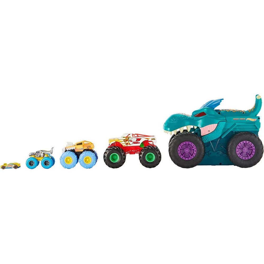 Hot Wheels Monster Trucks - Car Chompin MEGA Wrex