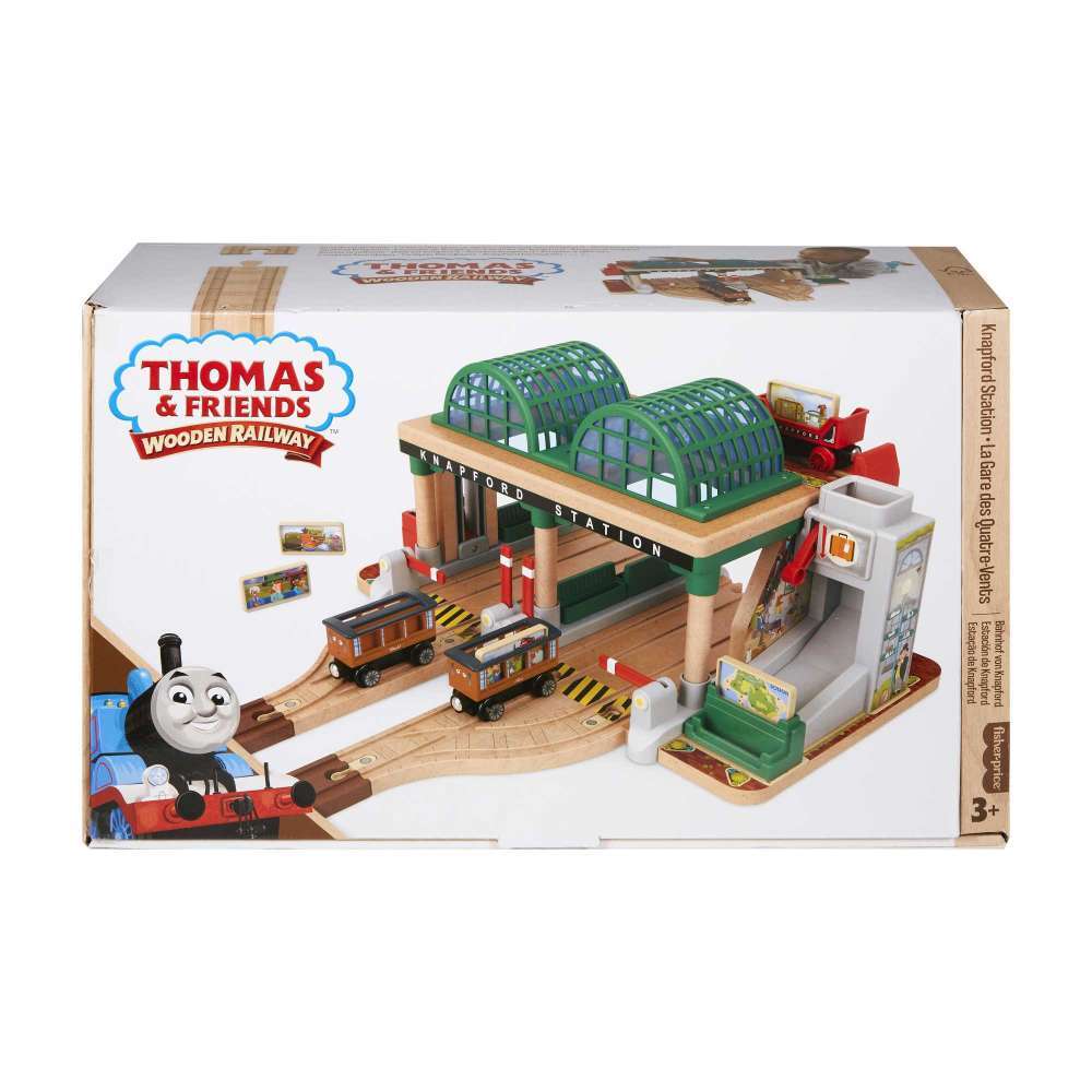 Thomas & Friends Wooden Railway - Knapford Station Passenger Pickup Playset